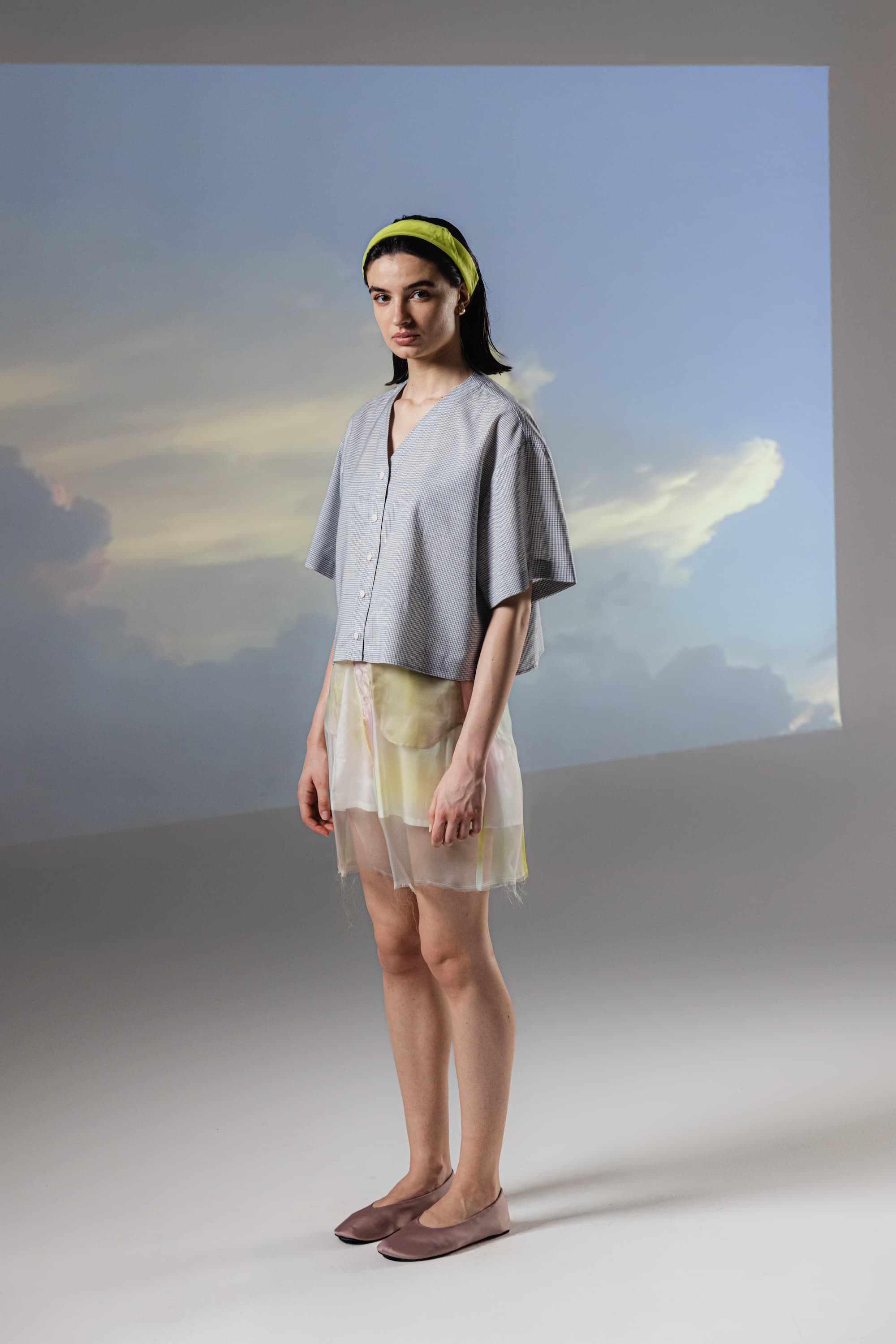 TANIA _ SILK BERMUDA SHORTS