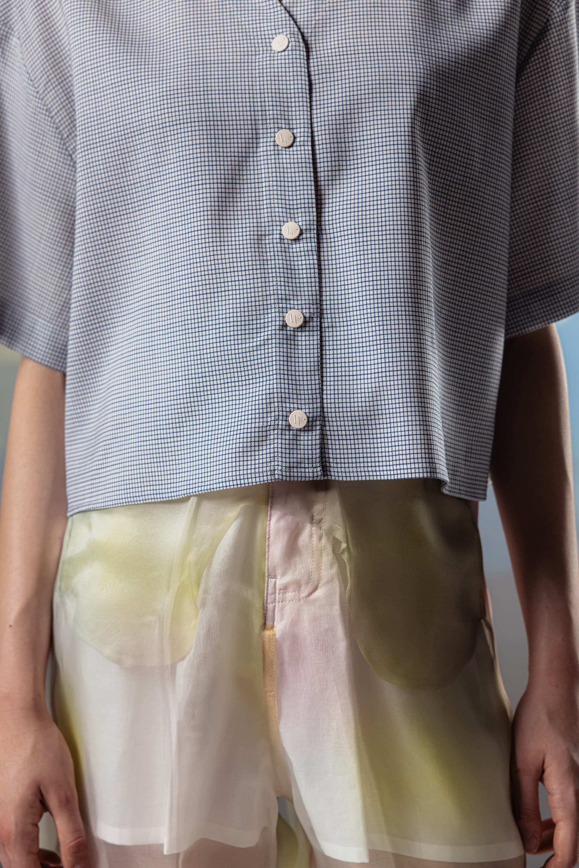 TANIA _ SILK BERMUDA SHORTS