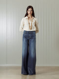 TINA _ VINTAGE BLUE SHINY COATED