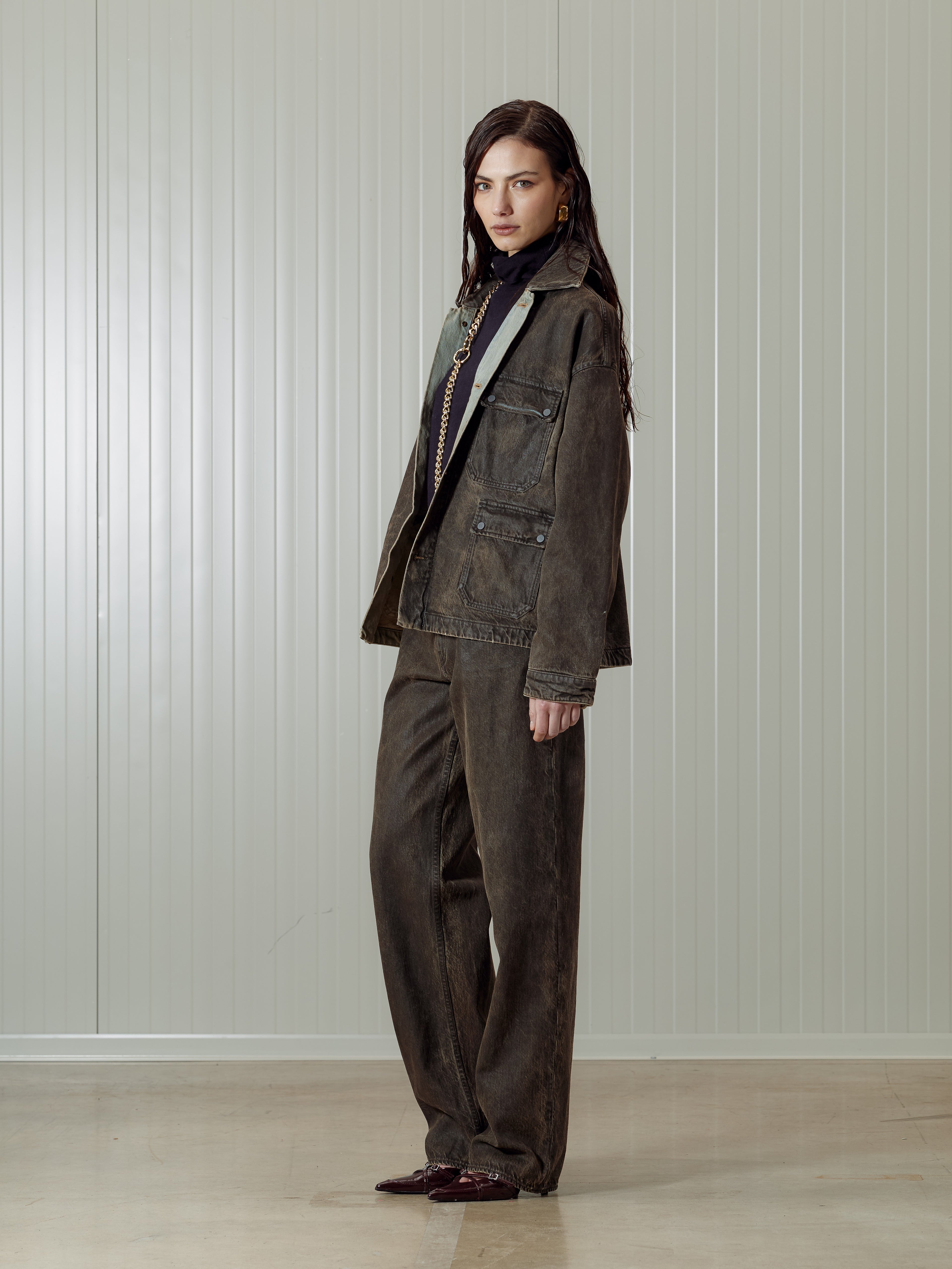 TONIA _ BROWN COATED